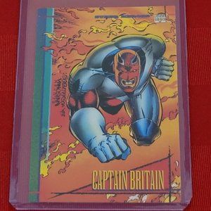 1993 MARVEL, CAPTAIN BRITAIN CARD, NEAR MINT!!!